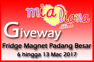 Giveaway Fridge Magnet Padang Besar By Mialiana.com