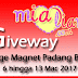 Giveaway Fridge Magnet Padang Besar By Mialiana.com