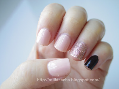 Base color of the Simple yet Chic nails