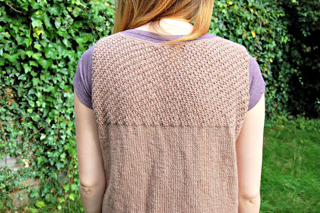 the geeky knitter: fo: textured vest