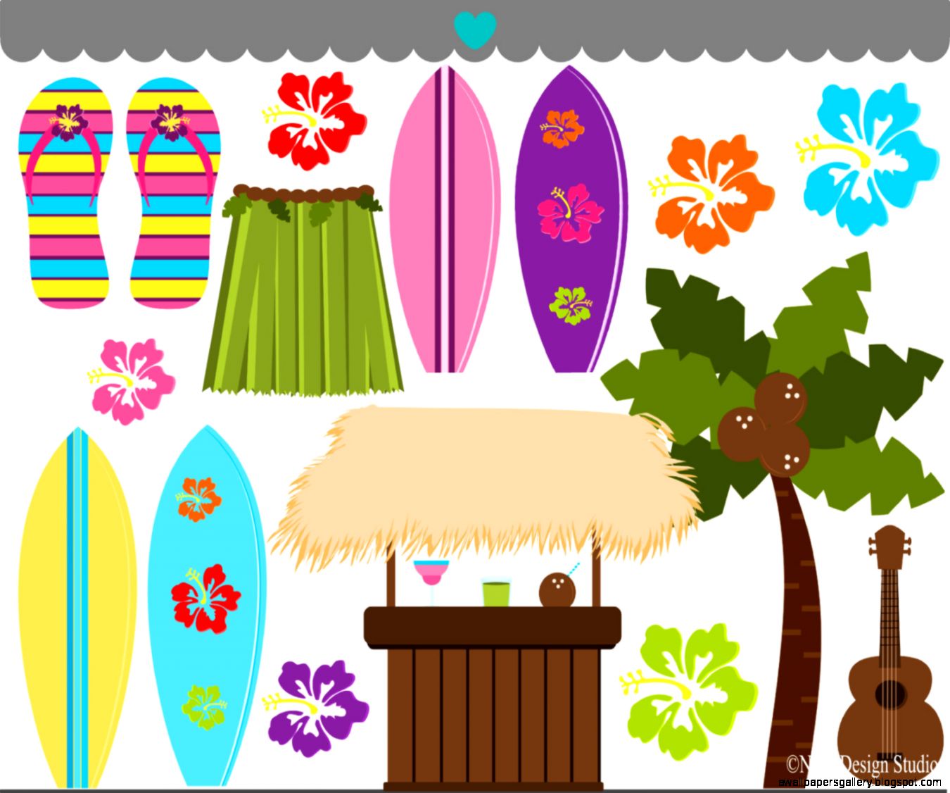 Hawaiian Clipart   Clipart Kid