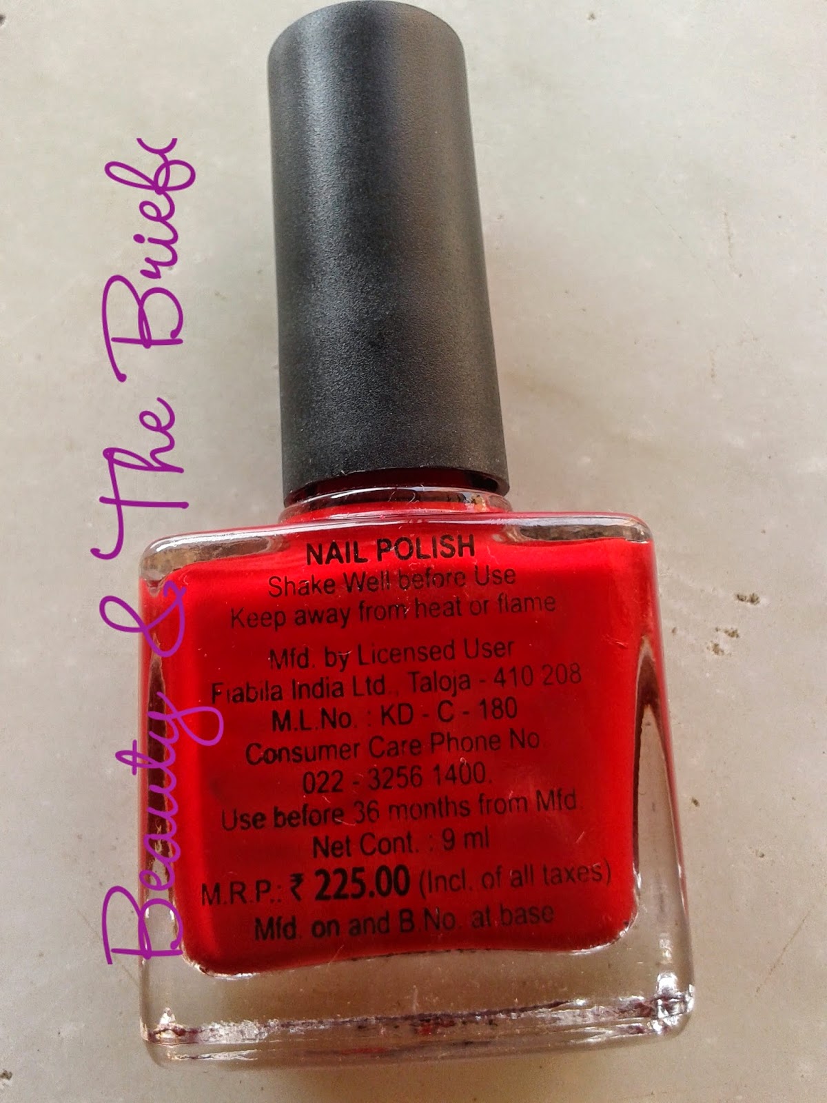 Beauty & The Briefcase Tips & Toes Red Carpet Gel Polish in Rosy Rouge Review, Swatch,Price & NOTD