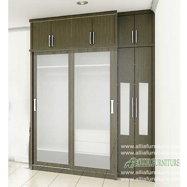 Lemari Pakaian Desain Minimalis Unit Crocs Allia Furniture