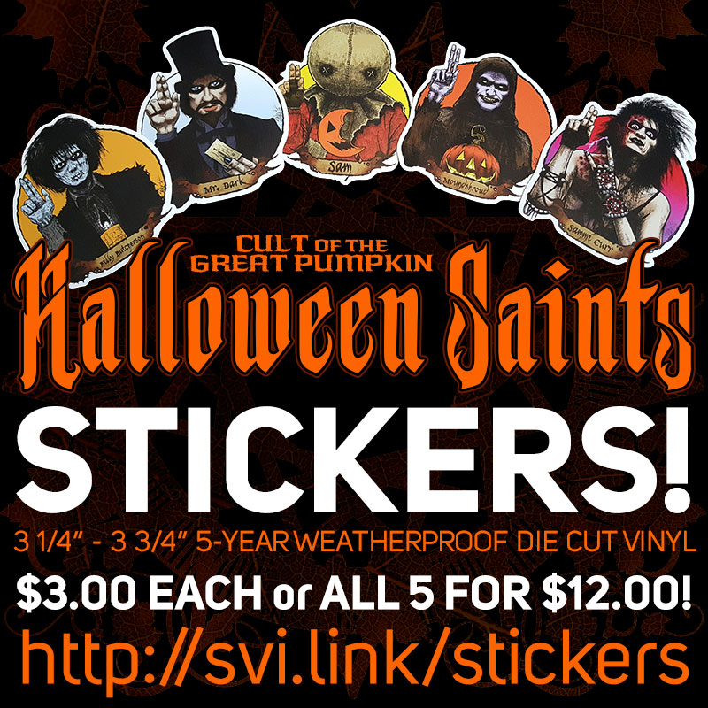 Halloween Saints Stickers