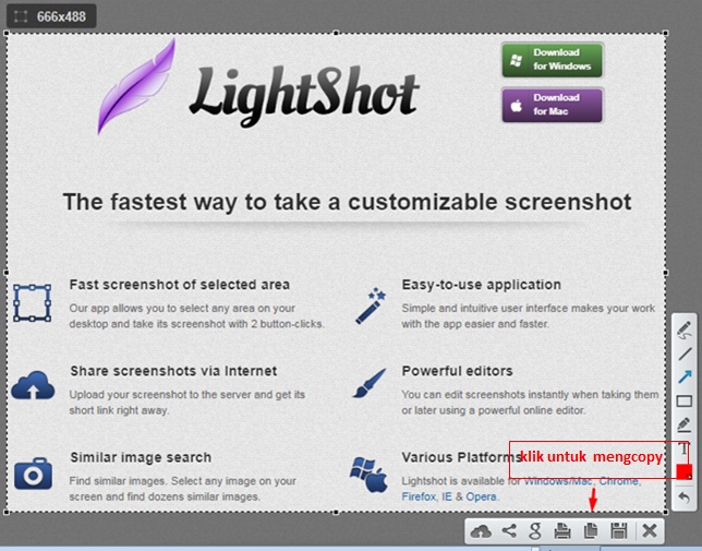 Melakukan Screenshot Dengan Open Source Lightshot