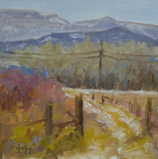 Daily Painters Of Colorado "Ranching Land" Original Oil Landscape