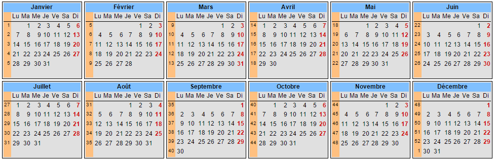 icalendrier: 2002