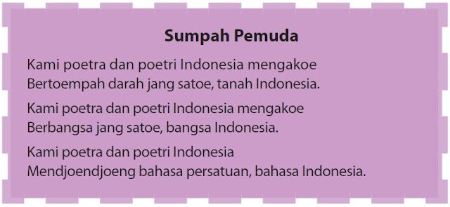  dilakukan Kongres Pemuda II di di gedung Indonesische Club Gebouw  Isi/Bunyi Teks Naskah Ikrar Sumpah Pemuda 28 Oktober 1928 yang Asli dan Benar