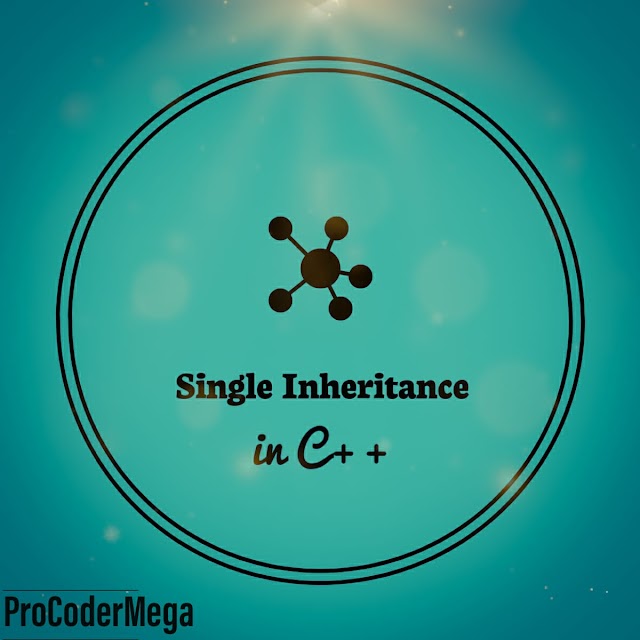 Single Inheritance in C++