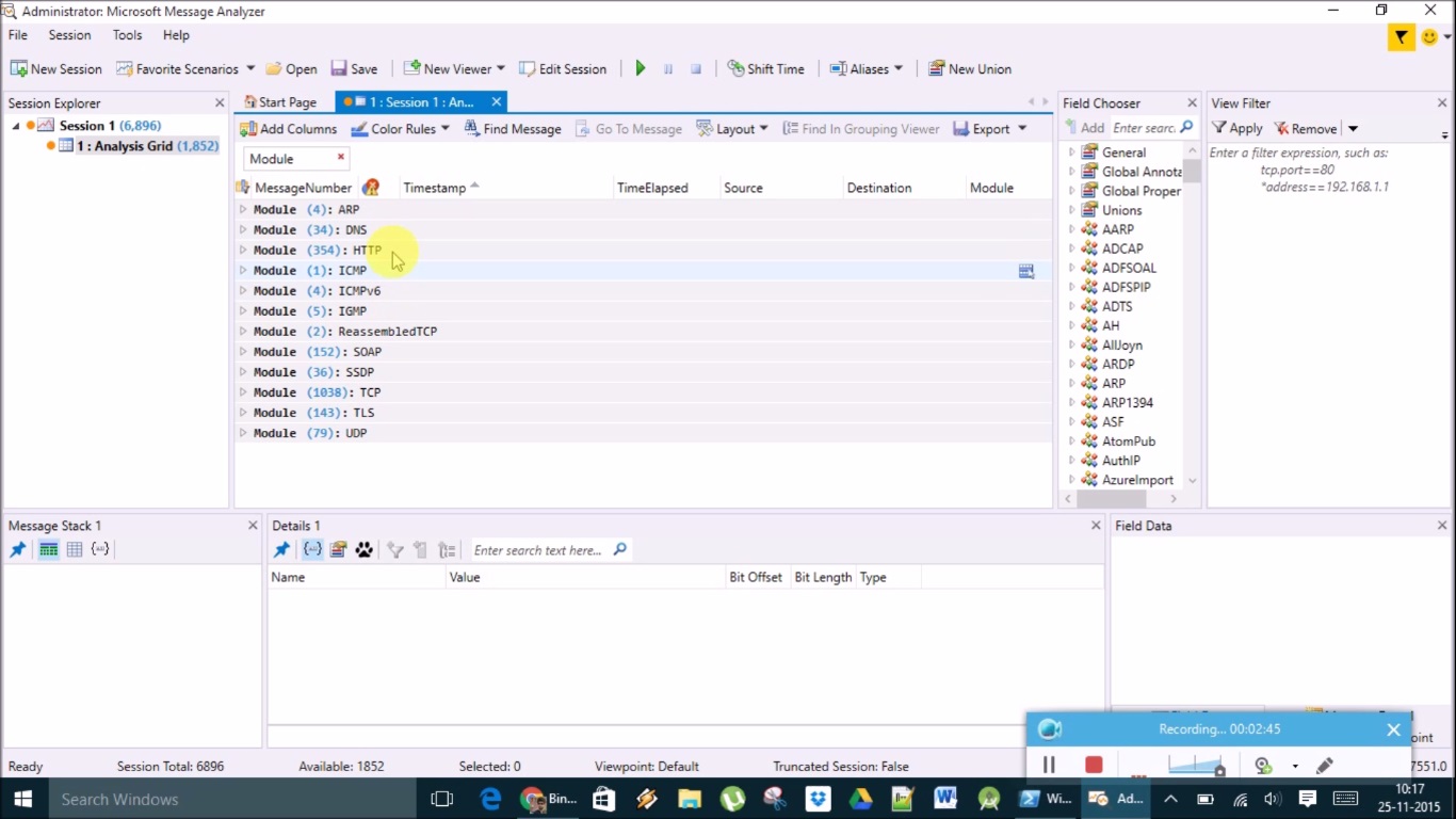windows message analyzer windows message analyzer