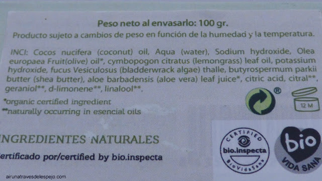 ingredientes jabon espiral verde