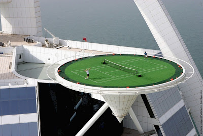 World’s Highest Tennis Court at Burj Al Arab