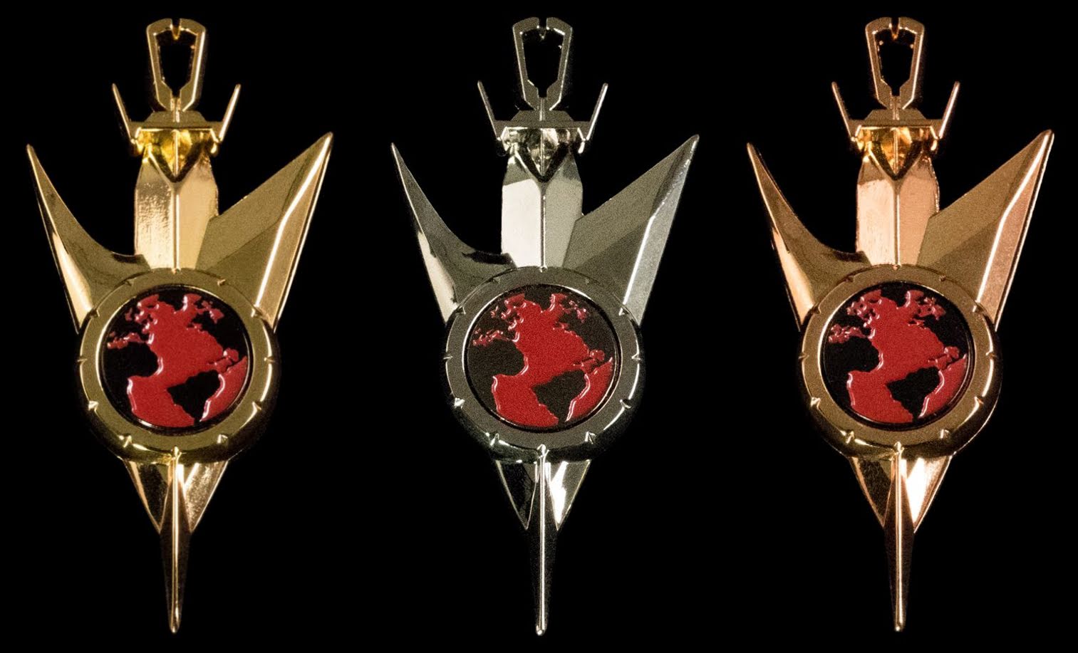 Star Trek Magnet Badge TNG Mirror Universe Magnetic Insignia Badge