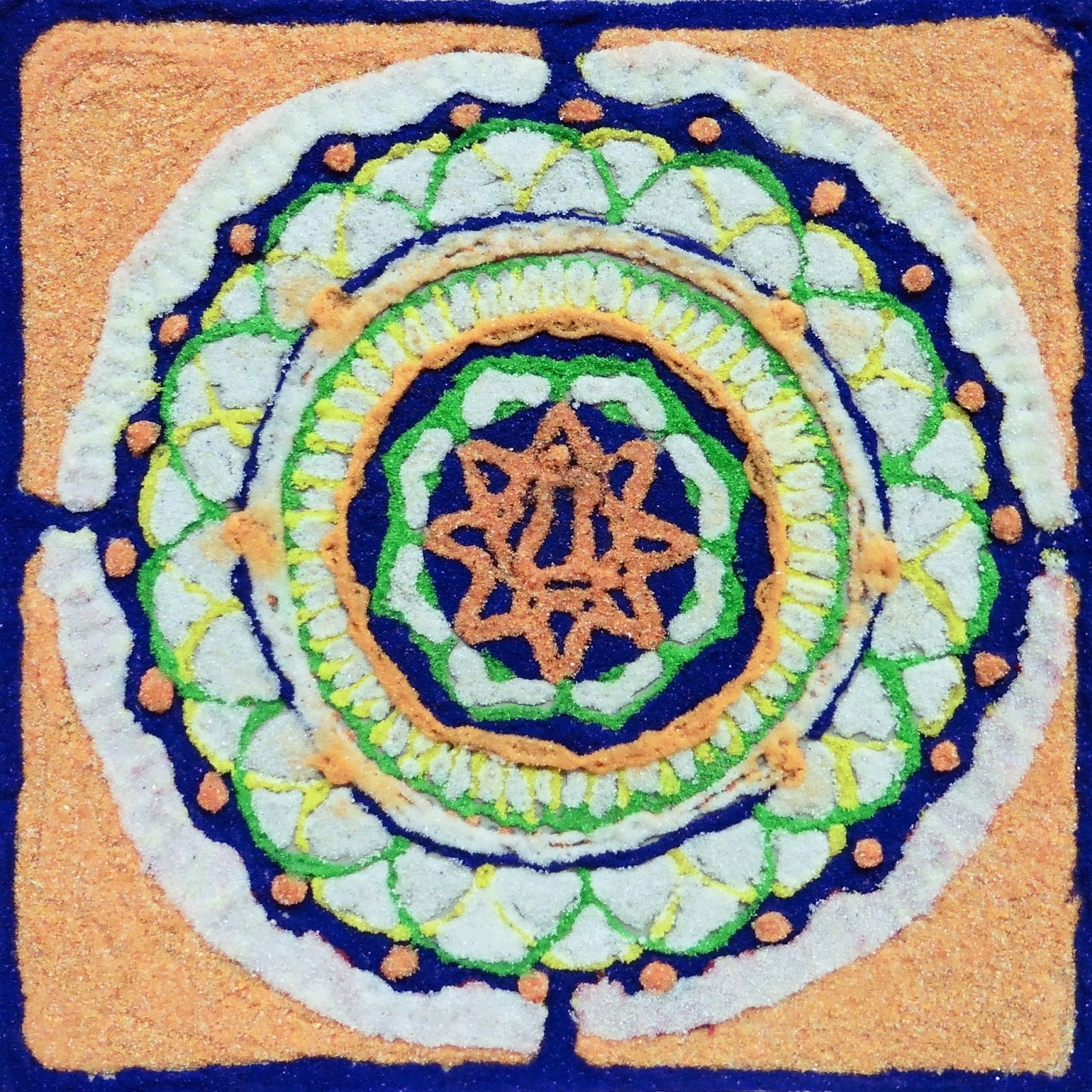 ERATS Art Room Sand Mandalas