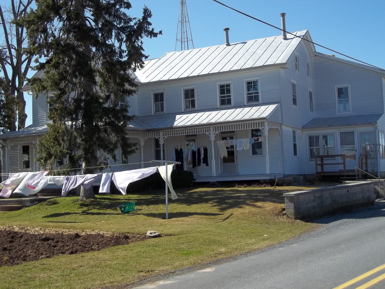 Pure Country Living Amish farm awaiting the beginning of spring, and the rejuvenation of its land.