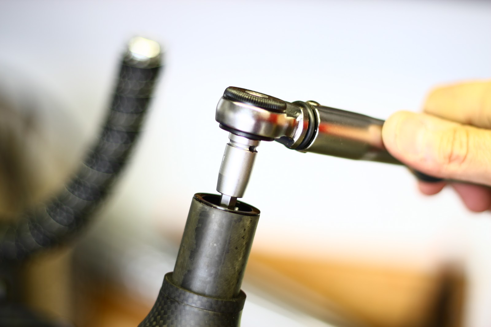 Home Bicycle Mechanics Steerer Tube Trim Job