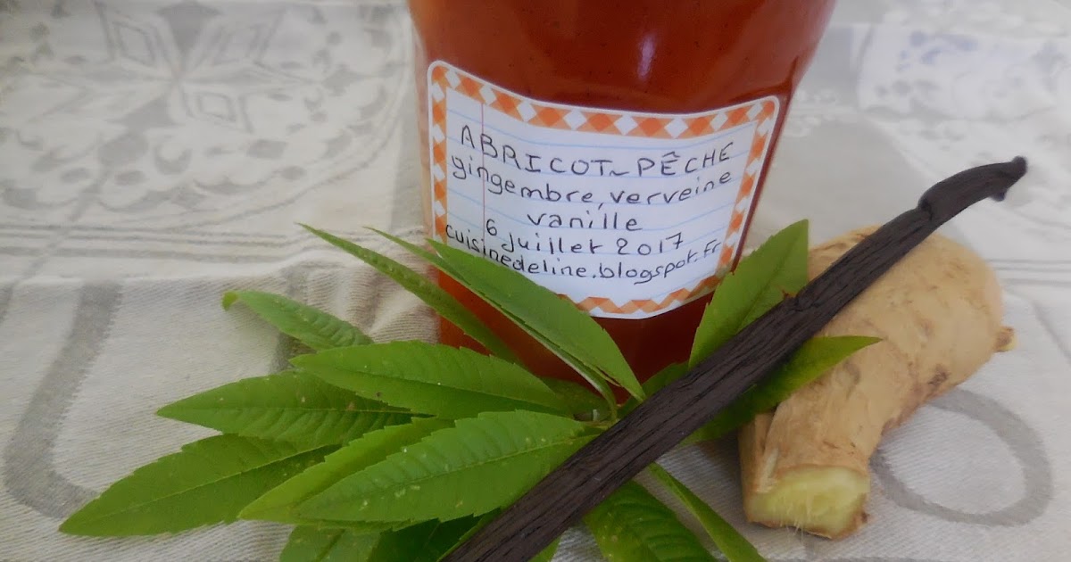 Cuisine de Line CONFITURE ABRICOTGINGEMBREVANILLE