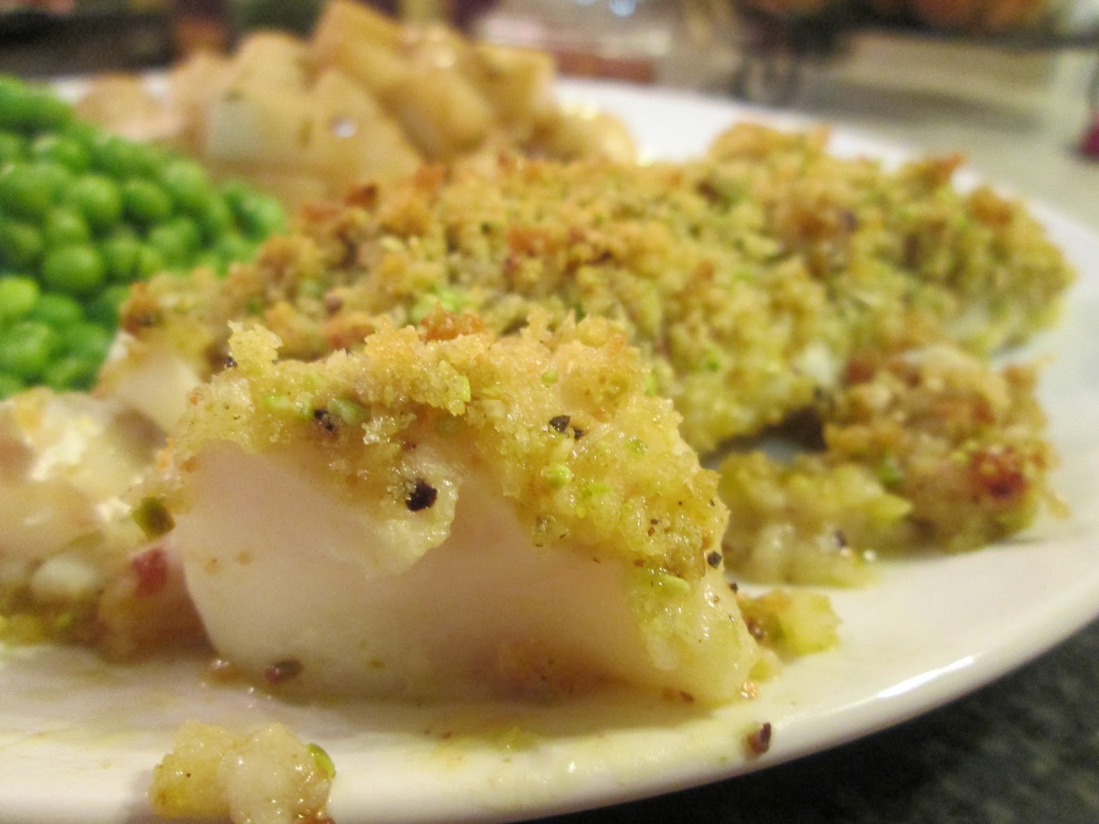 Corcoran Street Kitchen PistachioParmesan Crusted Cod