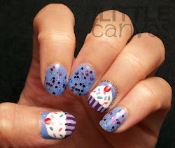 nail nails birthday cake designs happy awesome canvas belated cupcake thelittlecanvas let take august