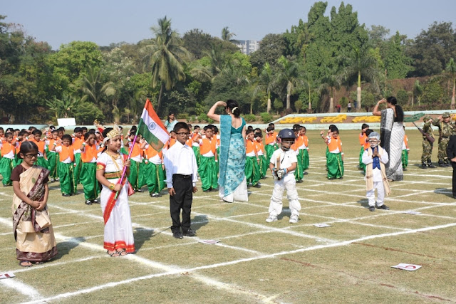 Sporting event of VES DBC School lays emphasis on demonetization & Girl Child Education