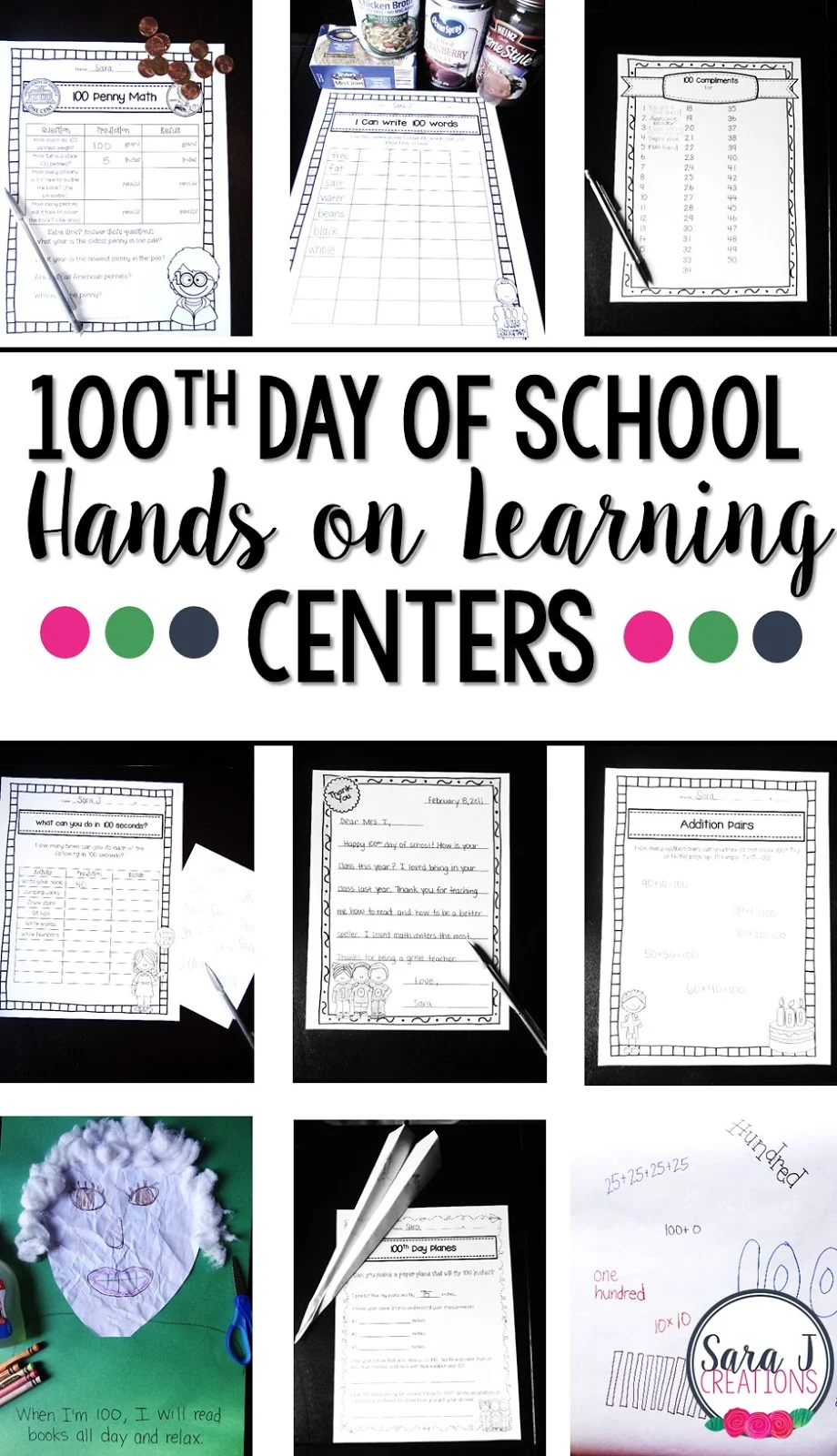 100th day of school activities, ideas and freebies!
