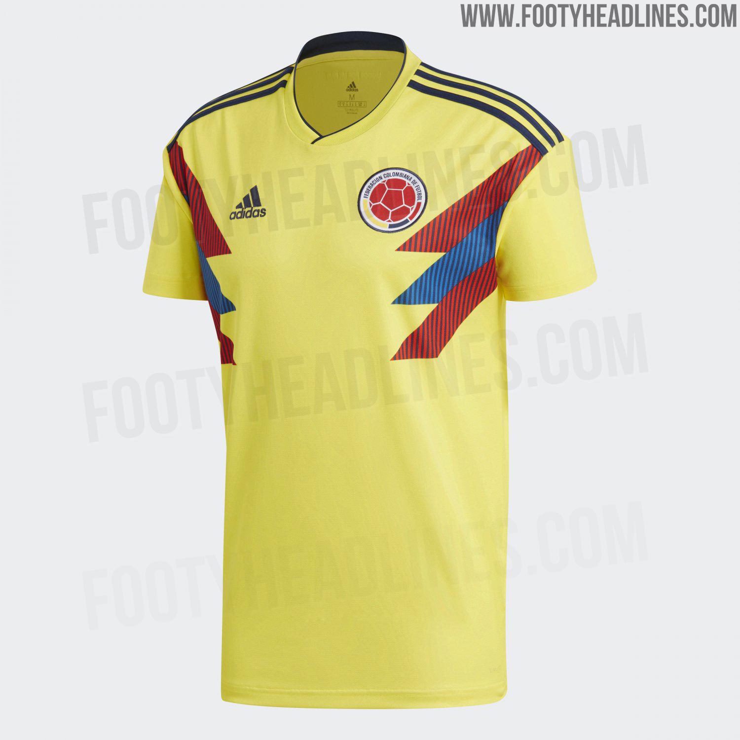 Colombia 2018 World Cup Kit Released - Headlines