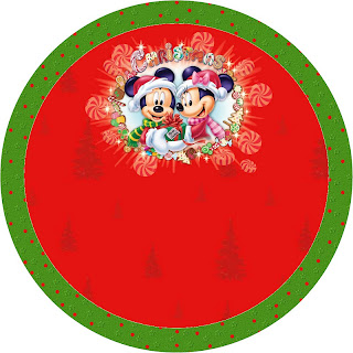 Mickey and Minnie Speciall Christmas: Candy Bar Labels. Free Printable Toppers.