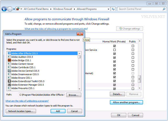 Fix bug "Check online for a solution later and close the program." in Windows 7. 012
