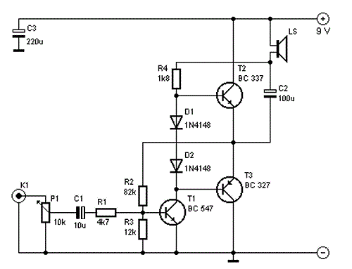 Audio Amplifier 250mW [] Diagram Guide