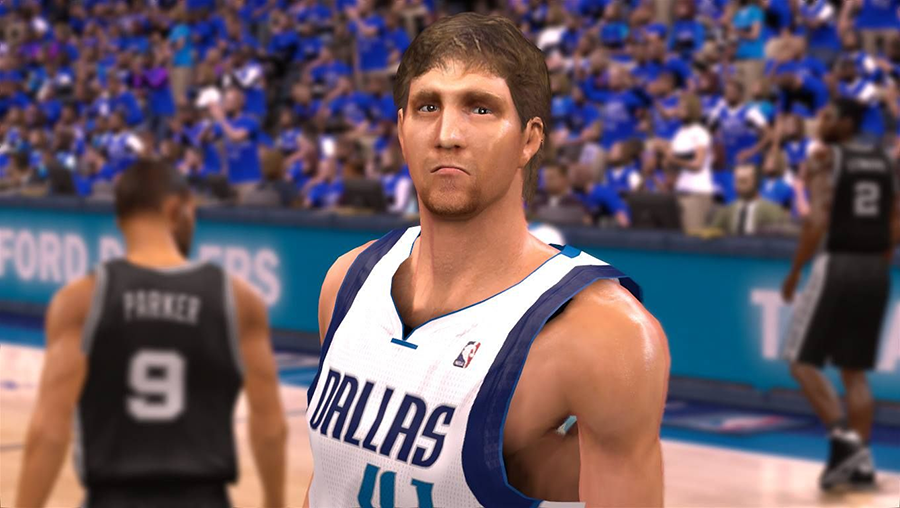 NBA 2K14 Dirk Nowitzki Face Mod