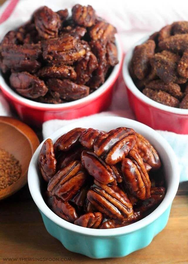 Stovetop Candied Pecans with Maple Syrup (Quick & Easy Recipe)