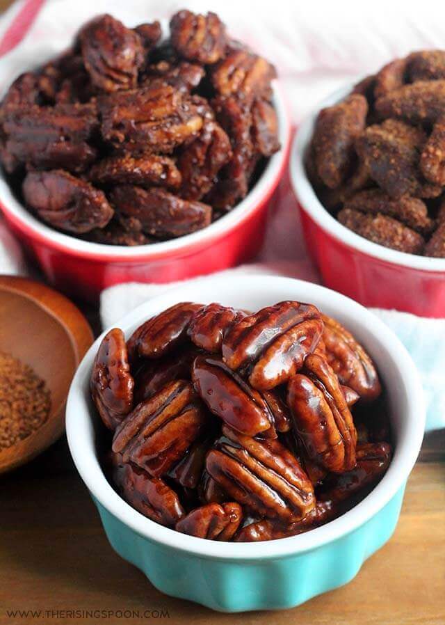 Stovetop Candied Pecans with Maple Syrup The Rising Spoon