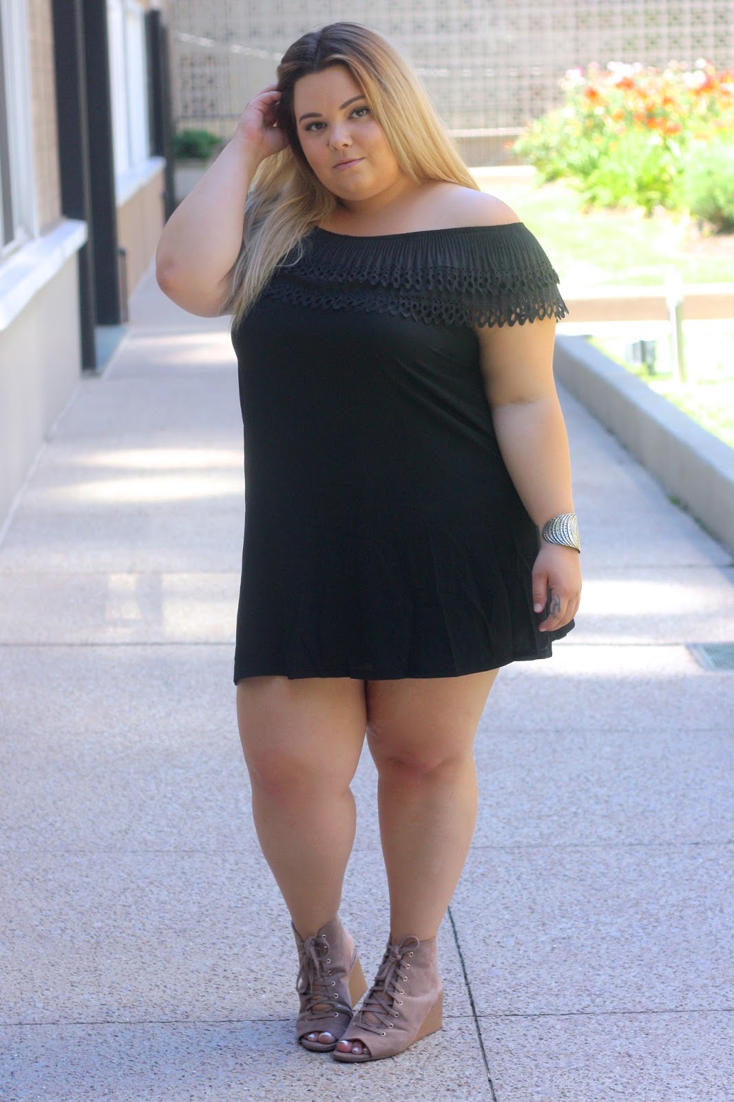 OFF THE SHOULDER | Natalie in the City - A Chicago Petite Plus Size ...