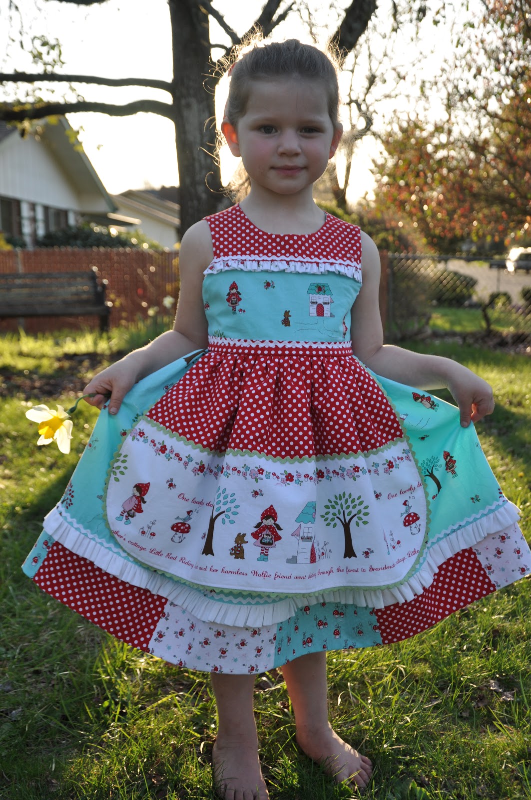 Dotsydoodle The Happy RicRac Dress