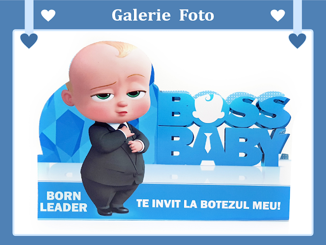 invitatii botez baby boss