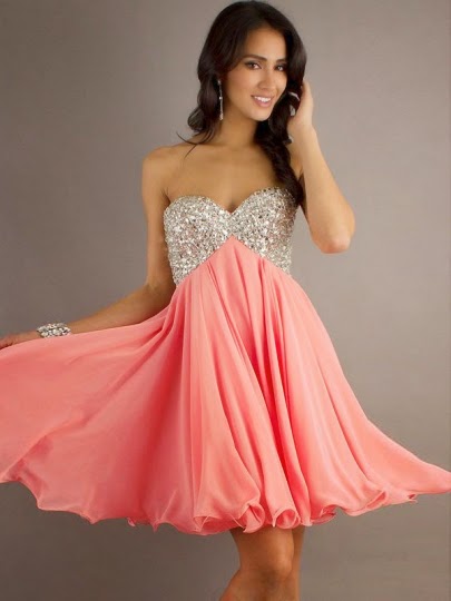 Chiffon Cocktail Dresses With Beaded