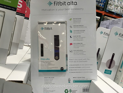 Costco 1060231 - Getting in shape is hard, make it easier with the Fitbit Alta Fitness Wristband Activity Tracker