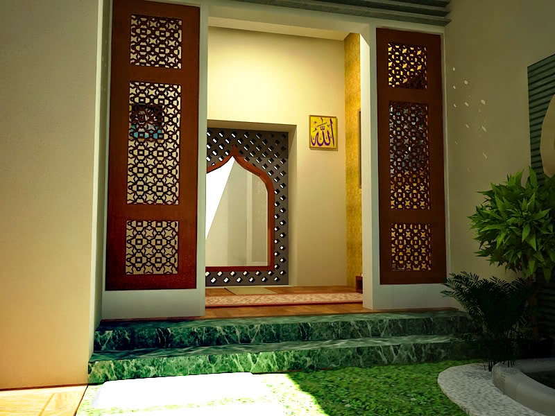 Desain Mushola dalam Rumah Minimalis sebagai rumah ibadah 