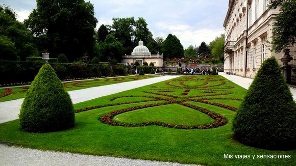 jardines del Palacio de Mirabell, Salzburgo, Austria