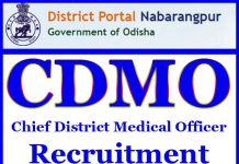 CDMO Nabarangpur Recruitment 2017