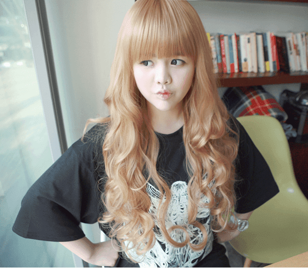 Princess Alice Blonde Korean Fashion Beauty Wig Pinkyparadise