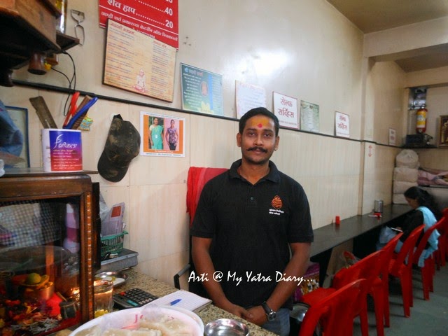Arjun Powar of Sri Kala Missal Snacks in Pune, Maharashtra