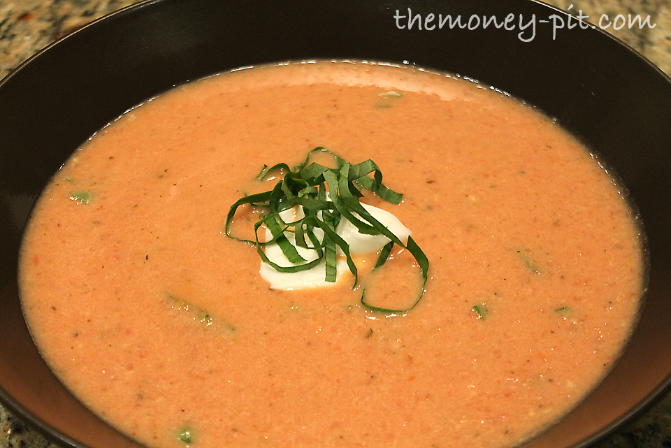 Or finely shredded cheese with a basil leaf