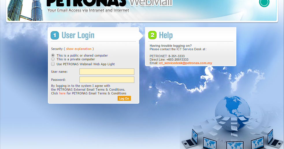 Faceblogisra: PETRONAS WebMail Your Email Access via 