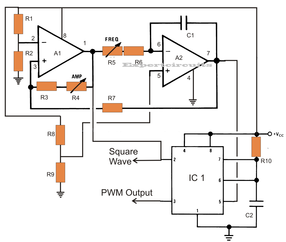 Electronics Projects: Pure Sine Wave Inverter, Using IC 555