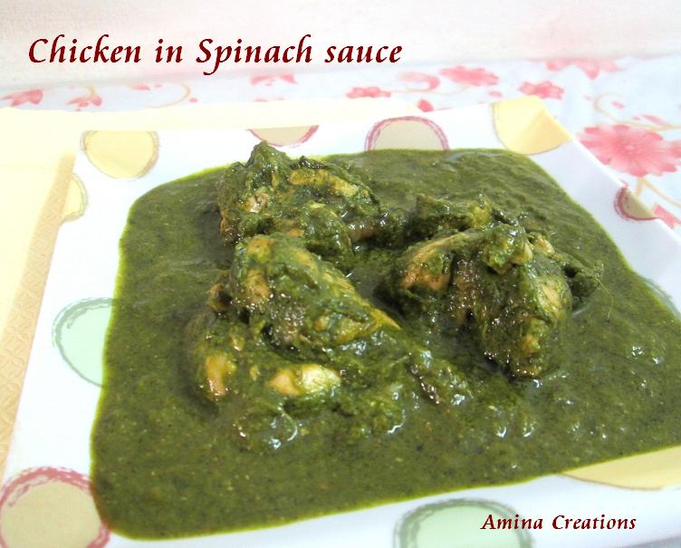 CHICKEN IN SPINACH SAUCE SugarSkul