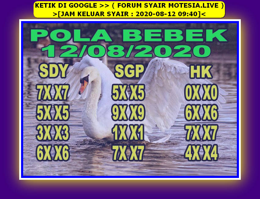 Diskusi Syair Sydney 12 Agustus 2020 KODE SYAIR SGP