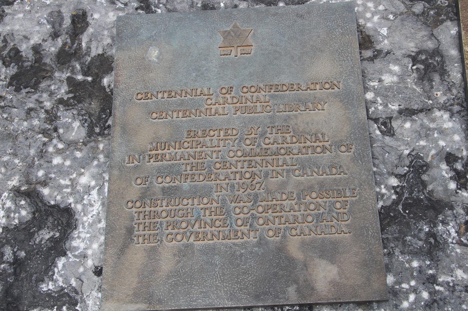 Memorials in Ottawa Cardinal Centennial Library Plaques