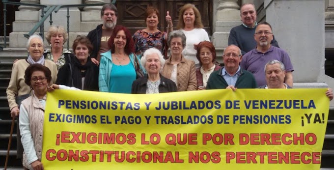 Pensionistas de Venezuela en Asturias reclaman al Gobierno español el pago de los ‘complementos a mínimos’