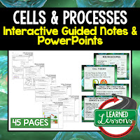 Life Science, Biology Guided Notes and PowerPoints NGSS, Life Science, Biology, Next Generation Science Standards    ➤Science Guided Notes, Interactive Notebook, Note Taking, PowerPoints, Anticipatory Guides